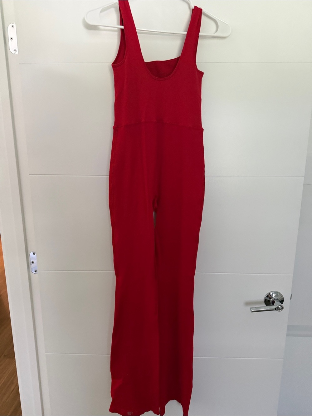 SET Active Ribbed Red Jumpsuit - Picture 6 of 6